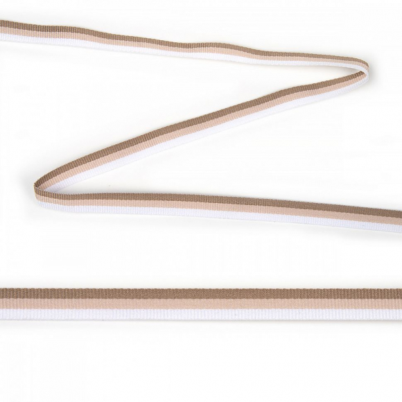 Тесьма TBY тканая Рубчик неэластичная Лампас NET7710 шир.10мм уп,45,7м Тесьма TBY тканая Рубчик неэластичная Лампас NET7710 шир.10мм уп,45,7м