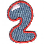 60724_Термоаппликации HKM "Цифра "2" цветная