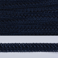 Тесьма TBY декоративная Самоса арт.47 (154) шир.18мм цв.синий 154 (F330) уп.18,28м