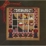 Набор для вышивания MILL HILL Магазин игрушек 12,7х12,7 см