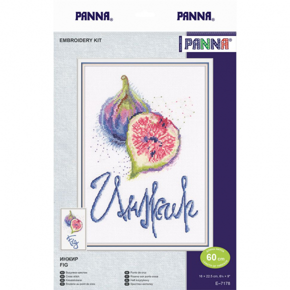 Набор для вышивания PANNA арт. E-7178 Инжир 16х22,5 см