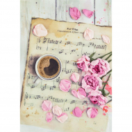 Набор для вышивания PANNA Живая картина арт. JK-2115 Розы на нотах 16,5х23,5 см Набор для вышивания PANNA Живая картина арт. JK-2115 Розы на нотах 16,5х23,5 см