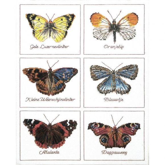 Набор для вышивания THEA GOUVERNEUR арт.2037 Бабочки 37х46 см Набор для вышивания THEA GOUVERNEUR арт.2037 Бабочки 37х46 см