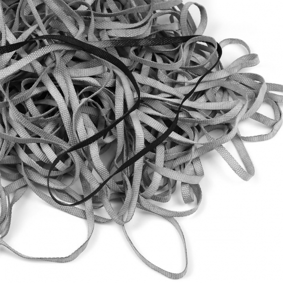 Резинка латексная рифленая 04мм, толщ.0,7мм арт.TBY-48420 цв. черная уп.5кг