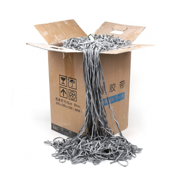 Резинка латексная рифленая 04мм, толщ.0,7мм арт.TBY-48420 цв. черная уп.5кг