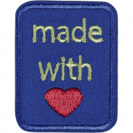 Термоаппликация "Сделано с любовью"