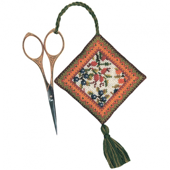 Набор для вышивания Le Bonheur des Dames арт.3350 Аксессуар для ножниц Les Baies (Ягоды) 7х7 см