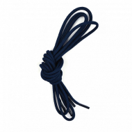 Шнурки круглые 3мм вощеные дл.100см цв. т.синий (25 компл)