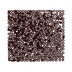 Бисер Япония "TOHO" 11/0  круглый 2  2.2 мм 5 х 5 г №0046 т.т.коричневый