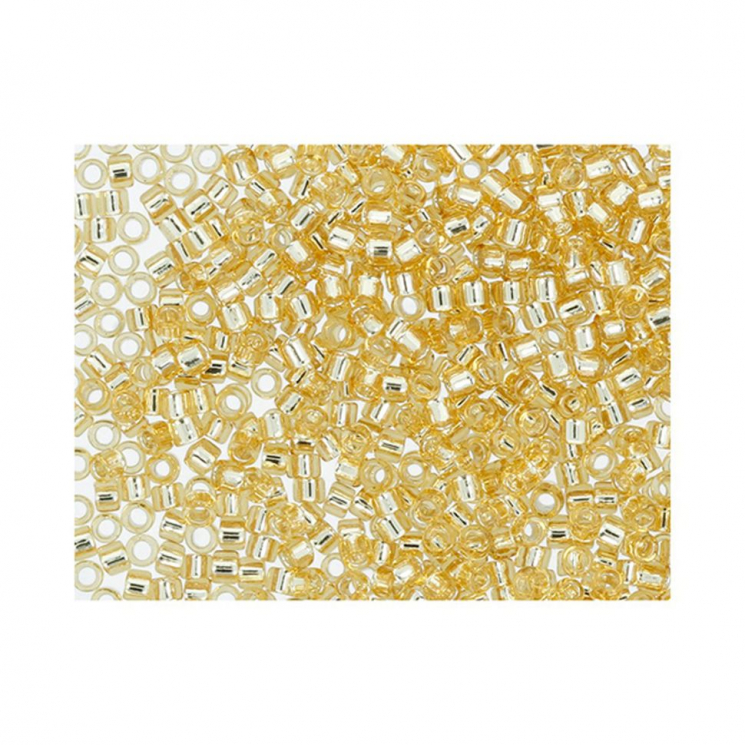 Бисер Япония "TOHO" 11/0  TREASURE №2  1.6 мм 5 х 5 г №0022 св.золотистый