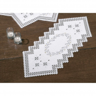 Набор для вышивания PERMIN арт.63-0832 Салфетка Хардангер 28х67 см