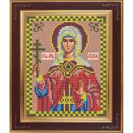 Набор для вышивания бисером GALLA COLLECTION арт.М 242 Св. Лидия 12х15 см