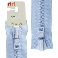 30642_Молния riri тракторная разъёмная 2 замка, 8 мм, 85 cм, цвет 2603, светло-голубой