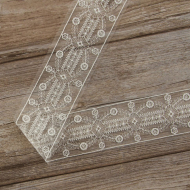 185671_Кружево-вышивка на тюле, 40 мм