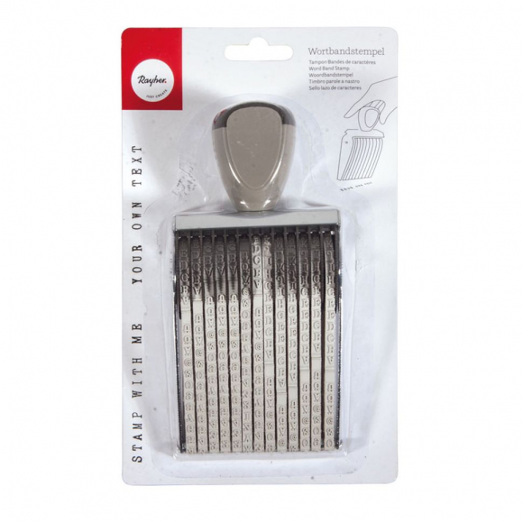 127707_Штамп самонаборный для печати латинских букв и символов