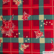 186034_Ткань Xmas Poplin, 100% хлопок, 150 см, 120 г/м?