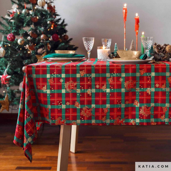 186034_Ткань Xmas Poplin, 100% хлопок, 150 см, 120 г/м?