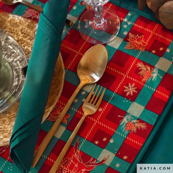 186034_Ткань Xmas Poplin, 100% хлопок, 150 см, 120 г/м?