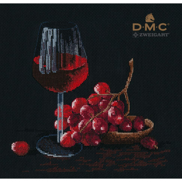 Набор для вышивания ОВЕН арт. 1404 Бокал вина 21х20 см