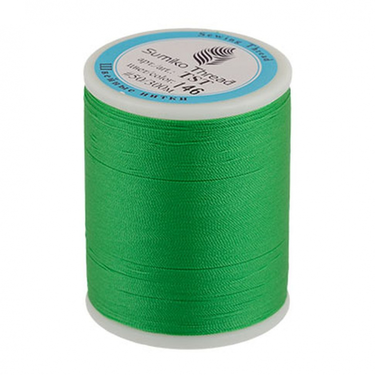 Нитки для трикотажных тканей SumikoThread TST 50 100% нейлон 300 м (328 я) цв.146 ярко-салатовый