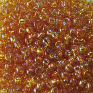 Бисер Preciosa №10, 5 г., цвет №11050 янтарный радужный прозрачный