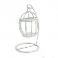 Клетка Y-4070 арт.КЛ.23958 4х7 см на подставке металл цв.белый