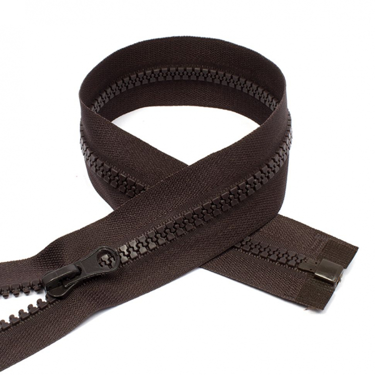 Молния MaxZipper трактор №5 1 замок усил.зв., 85см, цв.F304 т.коричневый уп.50шт