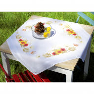 Набор для вышивания VERVACO арт.PN-0156859 Скатерть Подсолнухи и маки 80х80 см