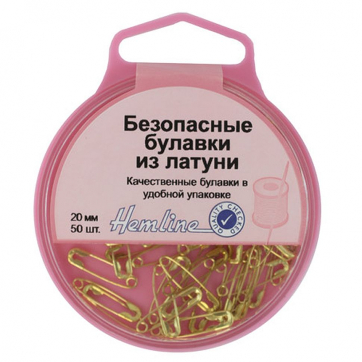 71495_Булавки английские в пластиковом контейнере