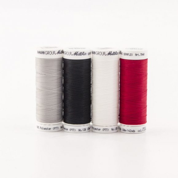 184081_Набор с нитками Seraflex в подарочной упаковке, 4 катушки