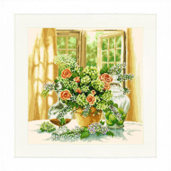 Набор для вышивания LANARTE арт.PN-0008017 A Sunny Morning 40х40 см