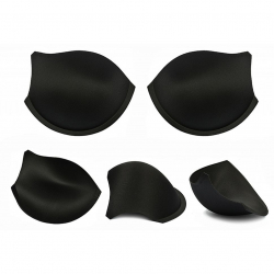 Чашечки корсетные AC-50 с эффектом push-up р.65 цв. черный уп.10 пар