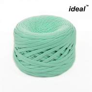 Пряжа Ideal трикотажная лицевая 100м, 350-380 г, ширина 7-9мм цв. ментол