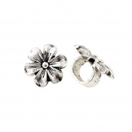 Бусины металлические TESОRO арт.TS-5224 цв.античное серебро уп.2шт ?20 мм