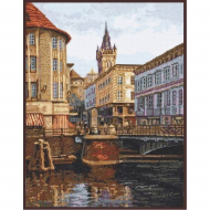 Набор для вышивания ПАЛИТРА арт.08.020 Лавочный мост 27х35 см