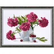 Набор для вышивания ОВЕН арт. 657 Чайный стиль 39х30 см