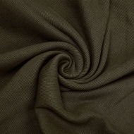 Кашкорсе трикотажное полотно арт. ЭМ-20/1-33 плот.300г/м2 95%хлопок 5%эласт шир.60+60 цв.хаки уп.3м