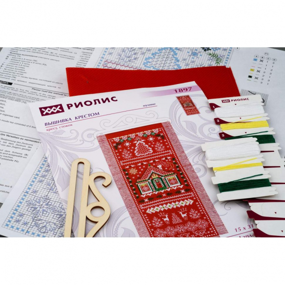 Набор для вышивания РИОЛИС арт.1897 Лапландия 15х31 см