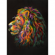 Кристальная мозаика на подрамнике ФРЕЯ арт.ALPD-034 Царь зверей 30х40 см Кристальная мозаика на подрамнике ФРЕЯ арт.ALPD-034 Царь зверей 30х40 см