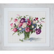 Набор для вышивания LUCA-S арт. B2261 Тюльпаны 33,5х26 см