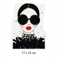 Термотрансфер арт.TBY.1297 Девушка 17х25см, уп.10шт