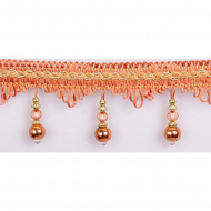 Бахрома с бусинами арт.TBY-L881340 шир 6,5см цв. 11