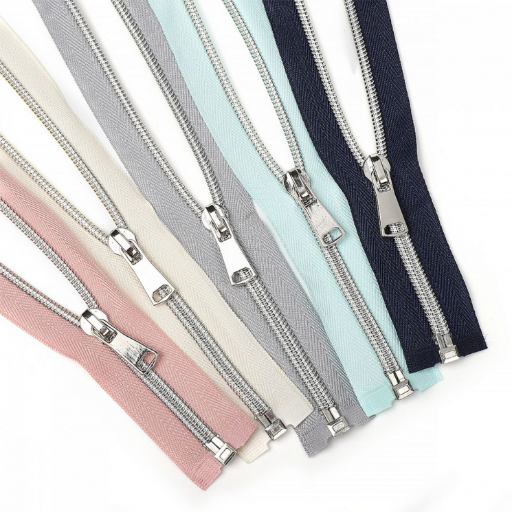Молния MaxZipper спираль №5 60см АССОРТИ №1 уп.5цв х 5шт
