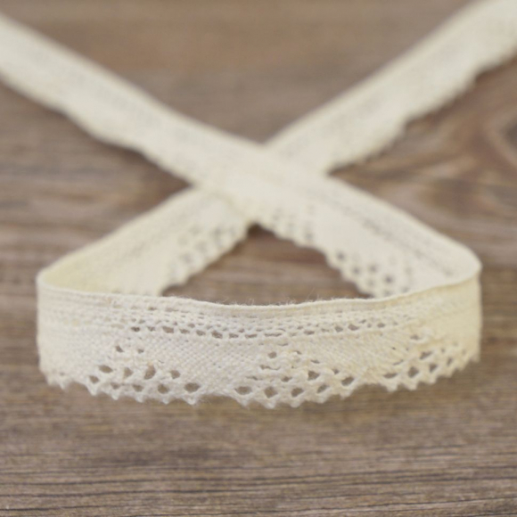 85437_Кружево хлопковое на картонной катушке, цвет натуральный 85437_Кружево хлопковое на картонной катушке, цвет натуральный