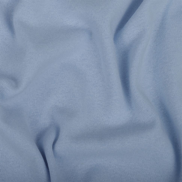 Ткань рибана  гл/крашеный, 215г/м?  95% хл 5%эласт  чулок 80-90см арт.ДЛ-2153086 цв.небо уп.3м (1кг-2,52м)