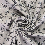 Ткань Твил 150 г кв.м 100% вискоза шир.145 см арт.Р.28617.03 цв.03 серый уп.25м