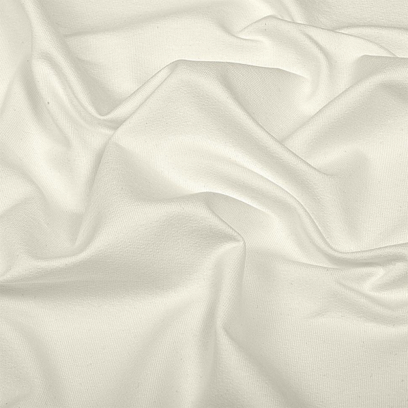 Ткань трикотаж Футер 3х нитка петля хлопок 320г пенье 190см экрю 11-0602 уп.6м Ткань трикотаж Футер 3х нитка петля хлопок 320г пенье 190см экрю 11-0602 уп.6м