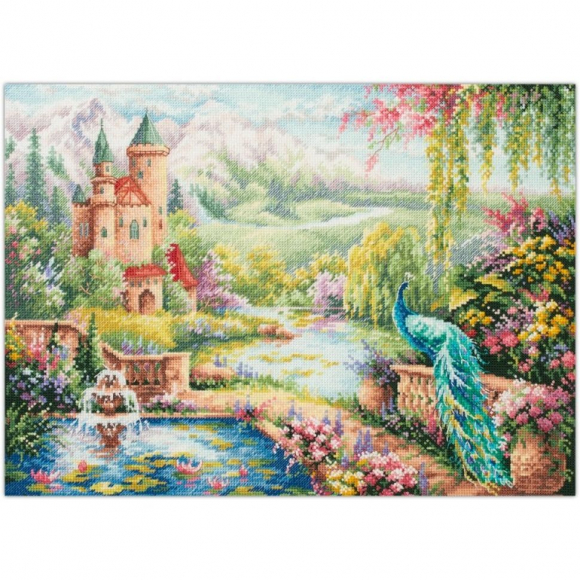 Набор для вышивания ЧУДЕСНАЯ ИГЛА PREMIUM арт.350-763 В саду волшебных грёз 40х30 см Набор для вышивания ЧУДЕСНАЯ ИГЛА PREMIUM арт.350-763 В саду волшебных грёз 40х30 см