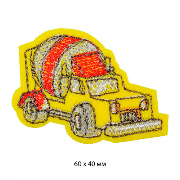 Термоаппликации MAGIC HOBBY арт. MG-R1709 Машина 6х4 см 50 шт