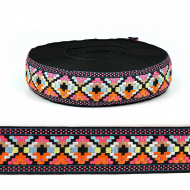 Тесьма TBY жакардовая Этника арт.31002 шир. 40мм уп.22,9 м